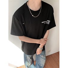 t恤男款夏季短袖cleanfit美式复古百搭上衣服T0125-P40，男装T恤，星座308B-2