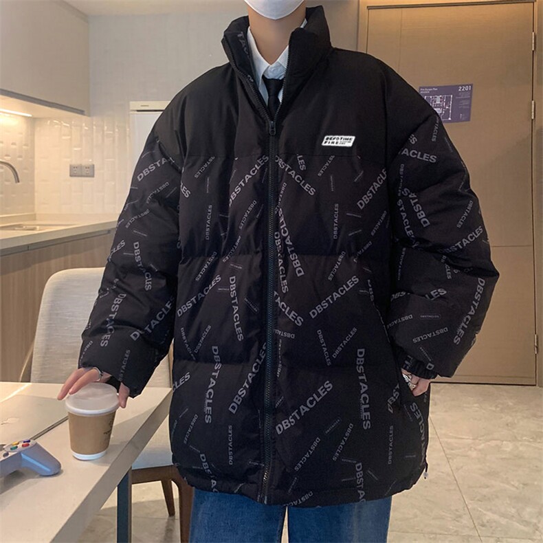 新款双面穿棉服宽松时尚港风青少年棉袄外套MY20815P-60图片