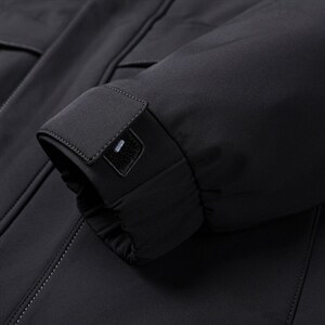 AL81001冬季男士派克服可脱卸兔毛内胆银狐毛领中长款风衣P900,男装皮衣,电商B360