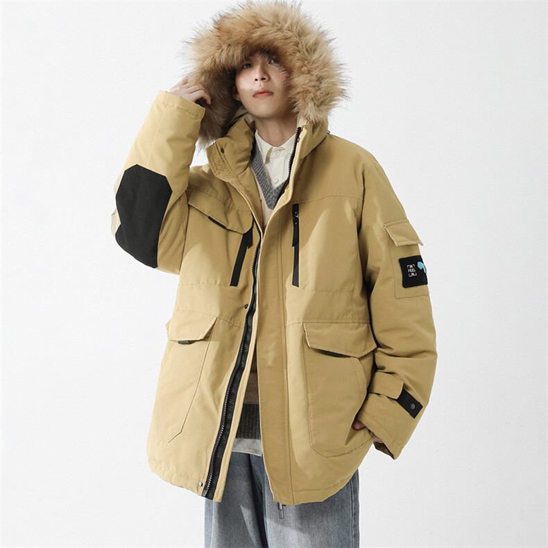 店主风2026新品冬季宽松棉服派克服毛领冬装加厚外套D010-P145图片