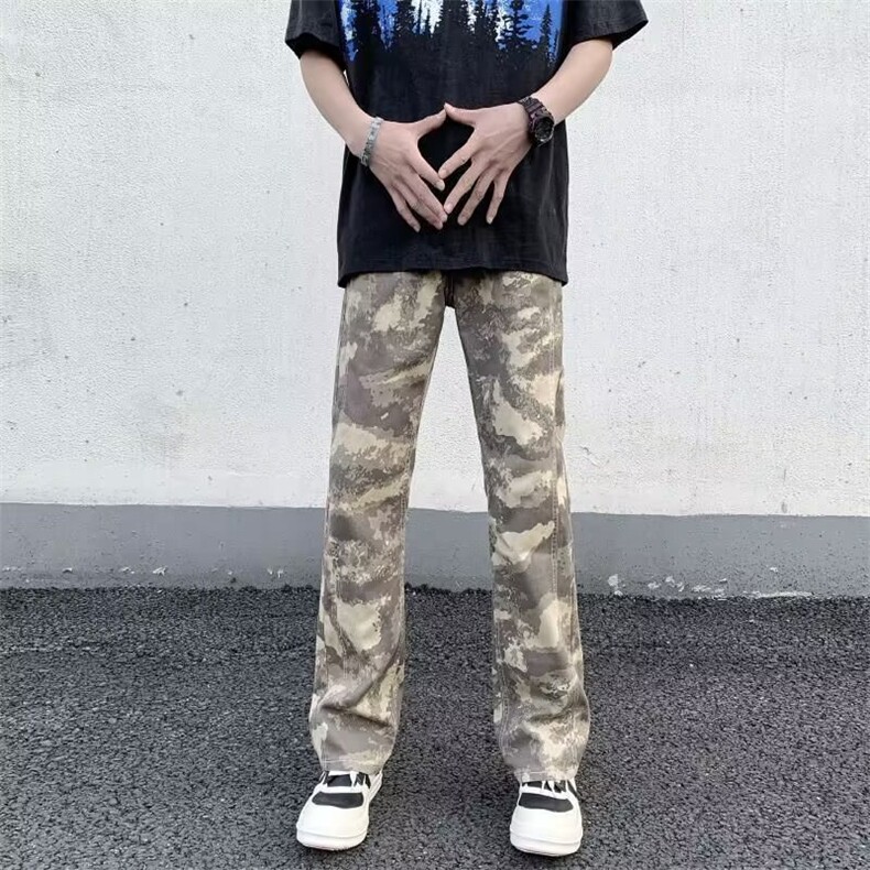 AK2013-P53美式做旧水洗痞帅港风高街牛仔长裤,女装休闲裤,星座617A-2