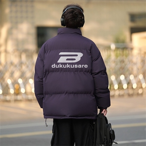 已注册港风抖音直播高品质宽松男面包服羽绒棉外套棉衣M1005P90图片