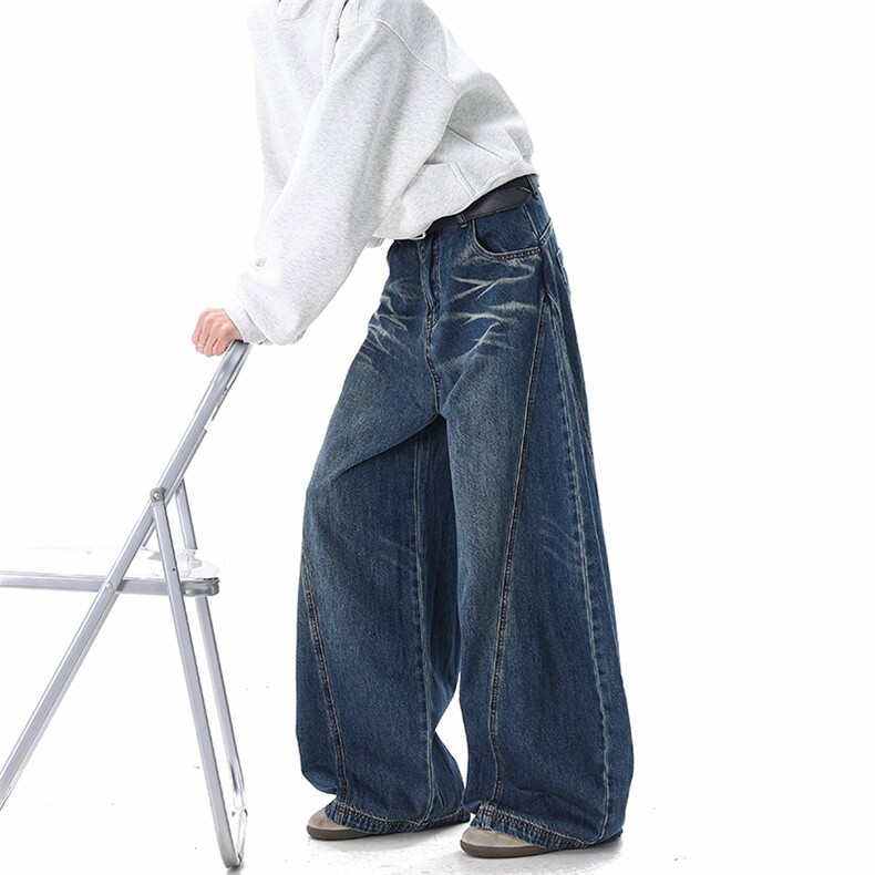 《现货主推》2026春季闪电纹复古牛仔裤GXX177-P53特控98,男装牛仔裤,电商C303