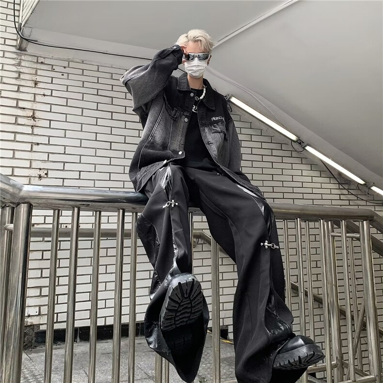 秋季青春流行男夹克文艺潮牛仔外套J8898P68,男装夹克,星座1116-2