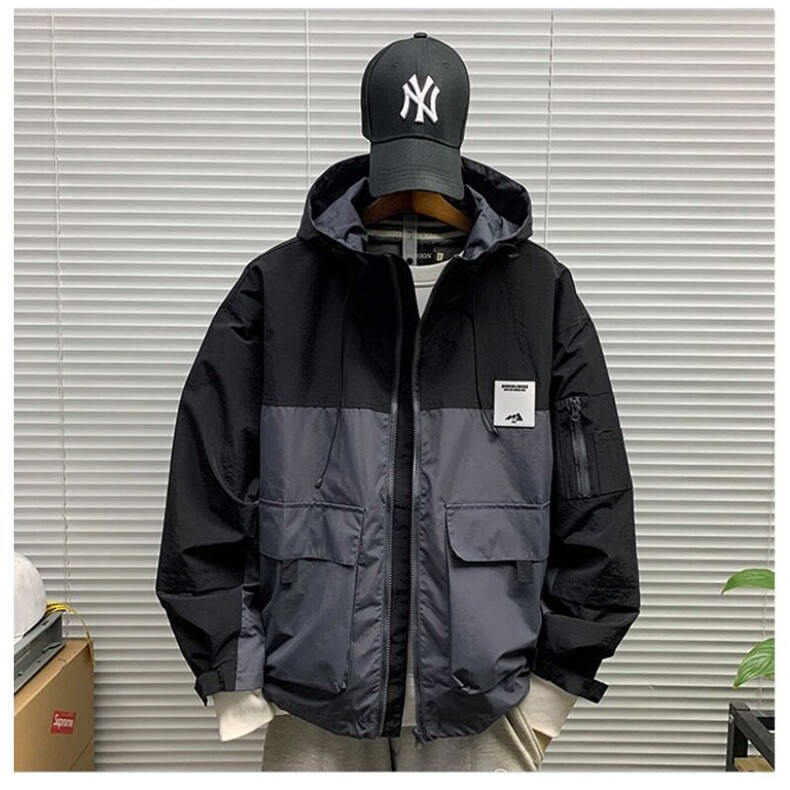 JK013抖音质量黑色绿色M-3XL,男装夹克,星座218-1（原230）