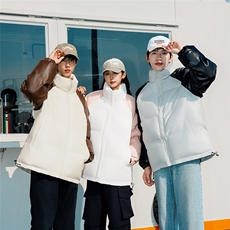 特批多模拼接撞色面包服时尚立领保暖皮棉服A247-MY520特批95，男装棉衣，电商A247