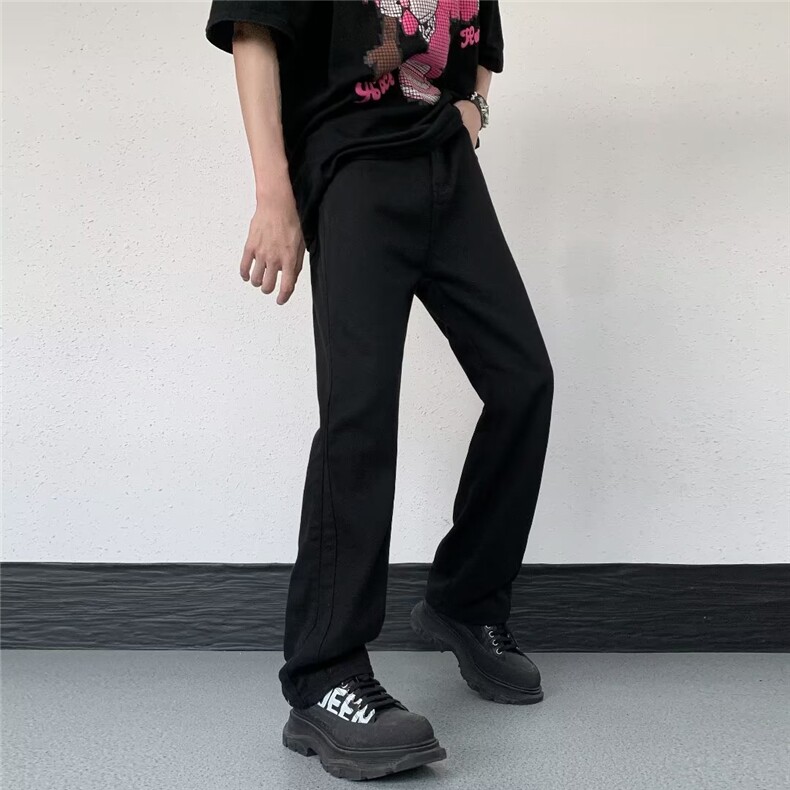 美式牛仔裤男款夏季水洗做旧长裤N8172P40,男装牛仔裤,星座1116-2