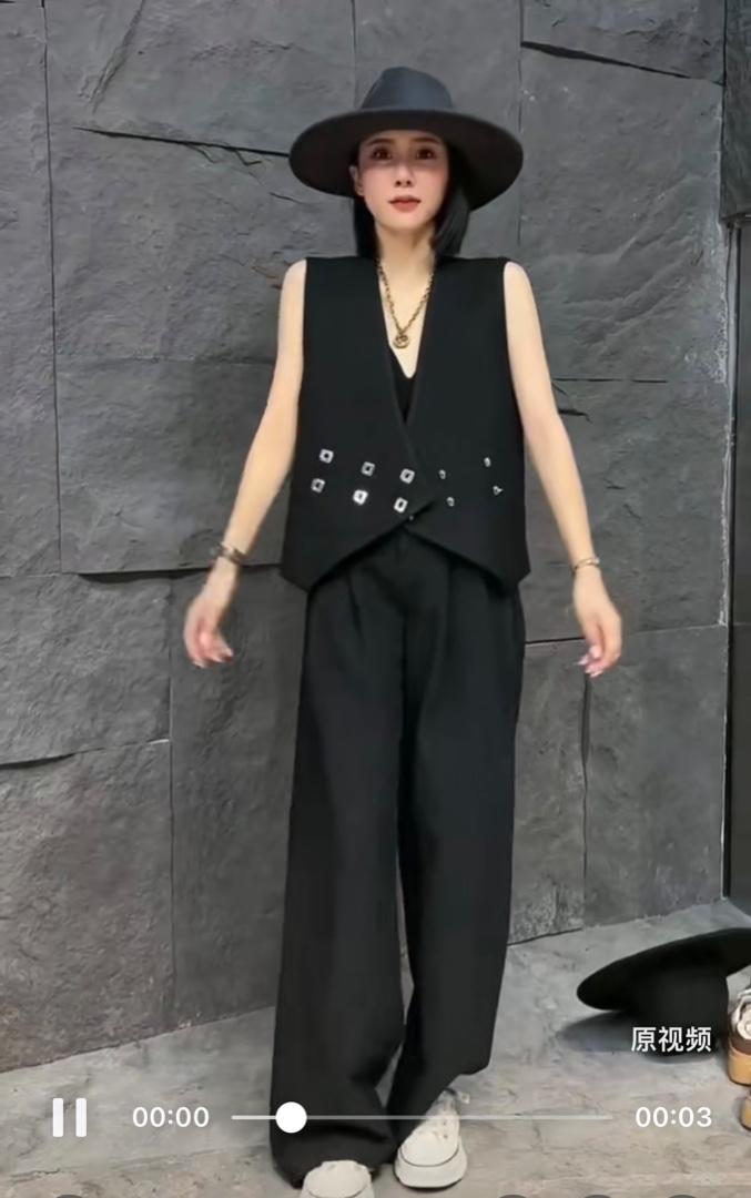2022秋季新款韩版时尚休闲百搭显瘦马甲,女装马甲,L·H·X