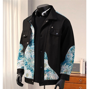 1风刺绣大码M-5XL主料棉辅料涤纶夹克JK7806P95控138图片