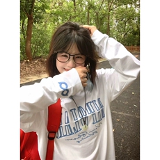网图有货美式高街断开字刺绣长袖T恤男女宽松纯棉上衣A935-P35，男装T恤，星座1505