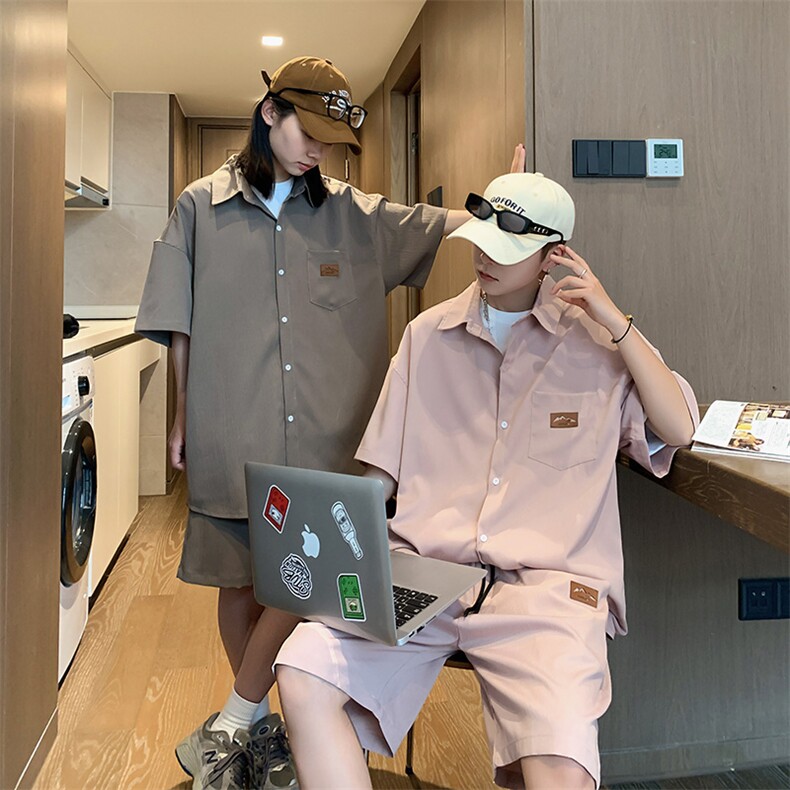 夏季青少年套装运动休闲短裤衬衫男女主推款TZ301P65,男装牛仔裤,星座201-2