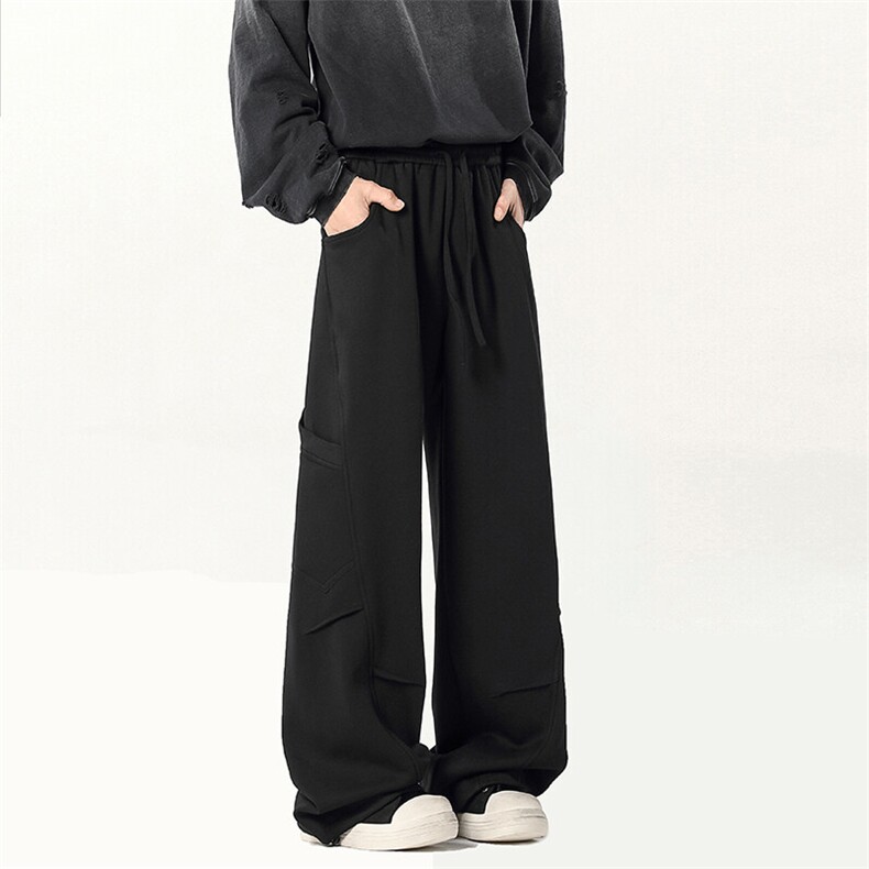 B258-K2712-P50控78抖音品质侧口袋休闲卫裤65%棉35%聚酯纤维,男装休闲裤,电商B258