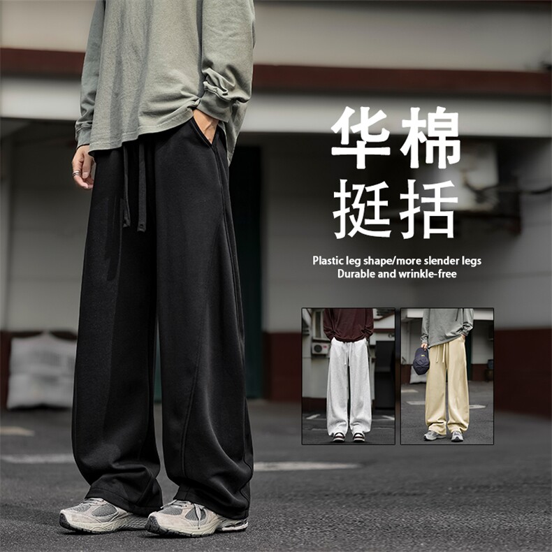 S-3XL华棉62%美式休闲运动裤宽松百搭简约X1620特批-36：75，女装休闲裤，星座718