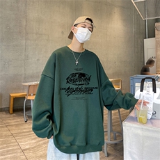 特P25控48秋冬新款男士圆领卫衣宽松休闲日常百搭上衣WQ2446，男装卫衣，电商B370