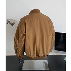 现货5万美式立领棒球棉服飞行夹克棉衣短款外套男H1030特P60，男装棉衣，电商A341