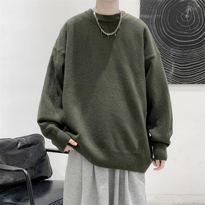 纯色圆领毛衣  M01 P40图片