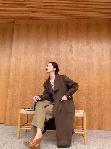 羊绒大衣，女装，MST