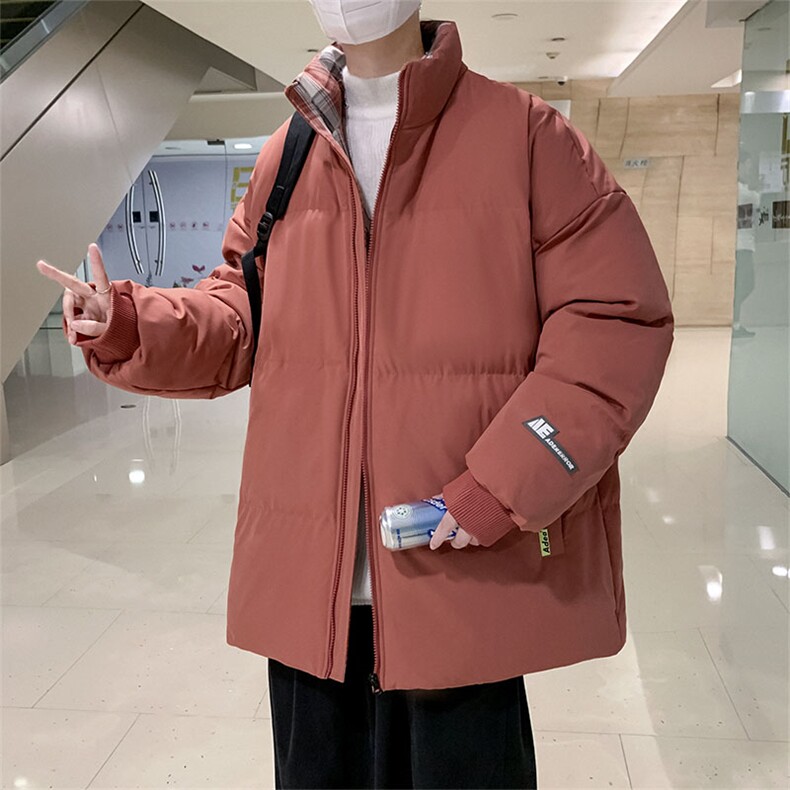港风外景2024冬新款多色立领面包服棉衣外套G3005-P95控125,男装棉衣,星座914-3