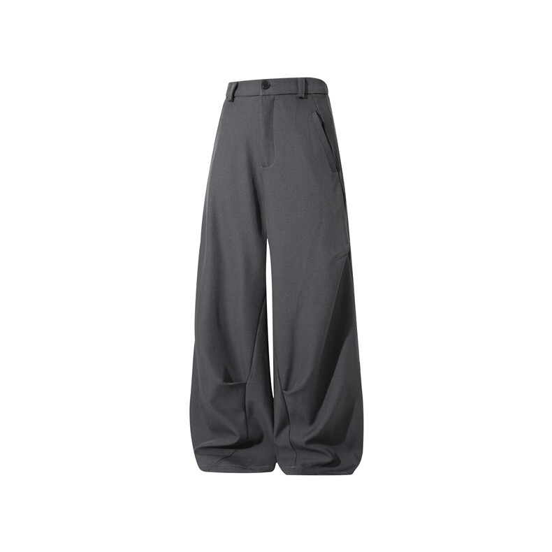 抖音品质春季新款弯刀宽松阔腿休闲西裤B315-K25440-特p45控88,男装西裤,电商B315