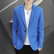 新款春秋帅气休闲韩版时尚潮流修身男士小西服外套-P90，男装西服，星座613B