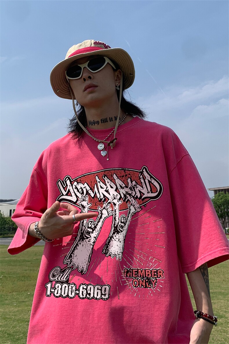 美式趣味印花水洗做旧夏季无袖背心/马甲/坎肩XZ514-2-1311-P38,男装背心/马甲,星座514-2(原B239)