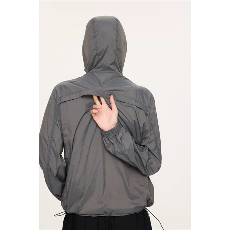 网图有货异形冰甲夏季斜拉链活片裁剪透气防嗮服外套男A730-P50,女装短外套,星座1505