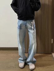 【现货TP43】优质货可看样春装cleanfit牛仔裤男款美式高街裤子，男装牛仔裤，星座610A