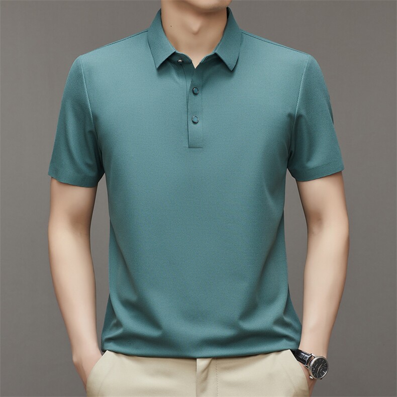 夏季新款男士翻领短袖t恤中年有领男上衣服休闲POLO衫HM23133-P67,男装Polo衫,星座1105-3