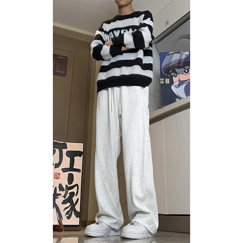 秋季美式高街弯刀运动大口袋杠休闲卫裤货号K2436P60控价78,男装休闲裤,电商A063