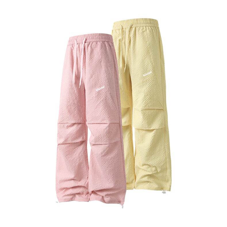 抖音品质夏季新款多巴胺条纹宽松休闲裤B315-K25558-特p35控68图片