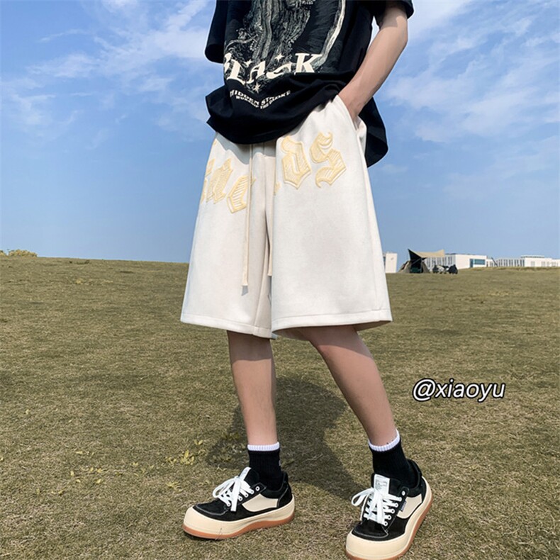 XZ616夏季新款麂皮绒发泡短裤休闲裤TY849P45控55,男装牛仔裤,星座512A（原616）
