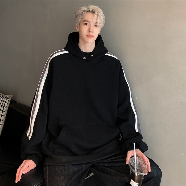 抖音得物高品质重磅可二开360克款只带连帽卫衣W096-p65,男装卫衣,电商C307