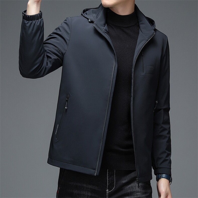 AN9808钱塘2020-3秋冬新款中年男士连帽休闲保暖羽绒服外套P194,男装羽绒服,钱塘207-3