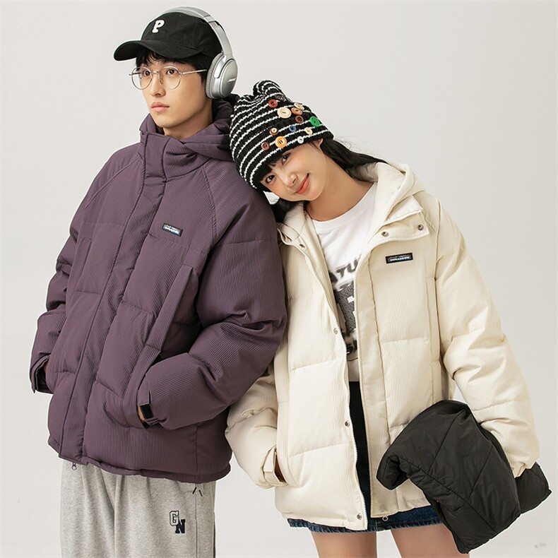 2026冬季新款男日系潮牌纯色连帽白鸭绒羽绒服加厚外套YR28-F235,男装羽绒服,电商A101（原外27）