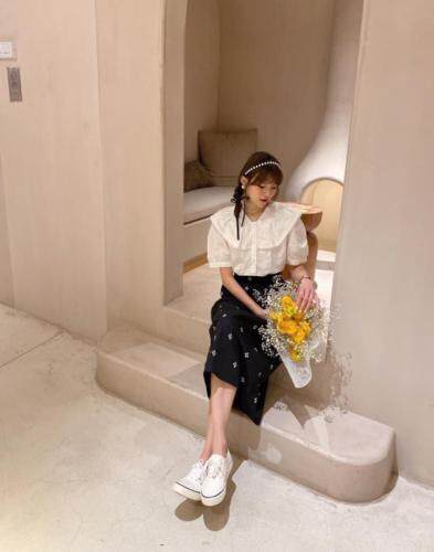 夏款上衣半裙，女装半身裙，WO YOU