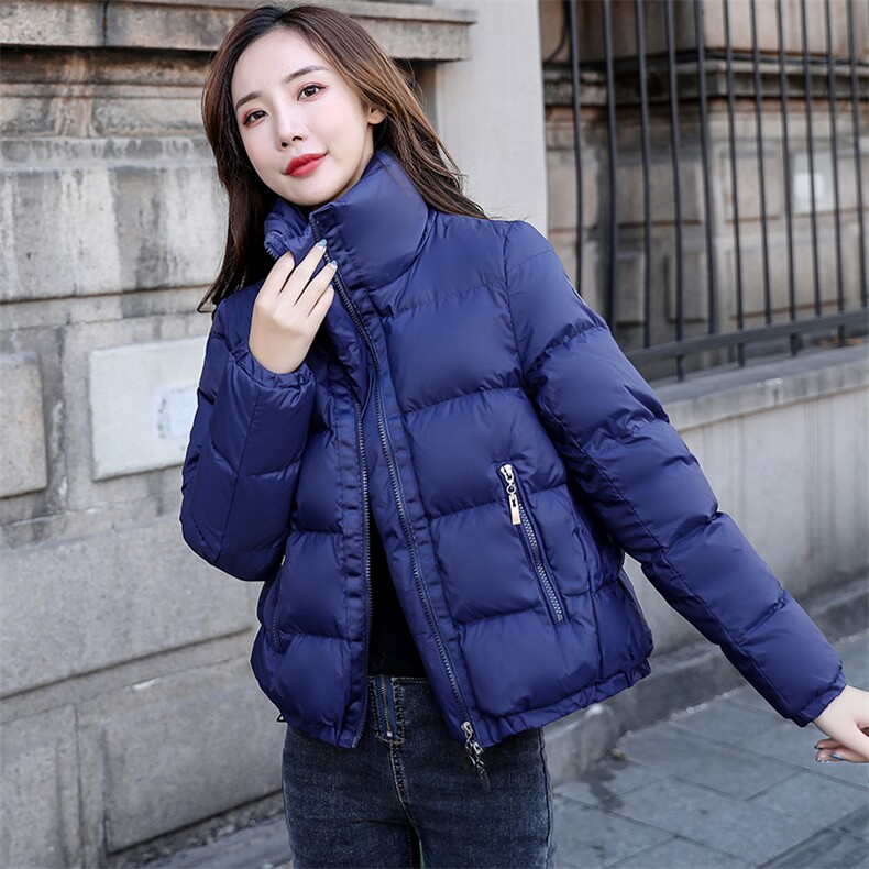 轻薄短款羽绒服女新款冬季时尚宽松小个子鸭绒加厚外套夹克,女装羽绒服,韩蔻秀