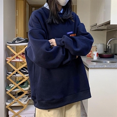 中性风！抖音直播高品质重磅卫衣男圆领卫衣女XW371-P45，男装卫衣，电商B371