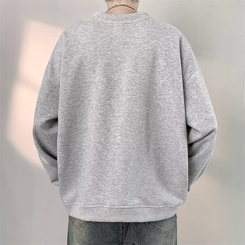 卫衣男士韩版潮流拉链高街帅百搭2024秋冬季ins宽松外套WB293-P43,男装卫衣,星座412-3