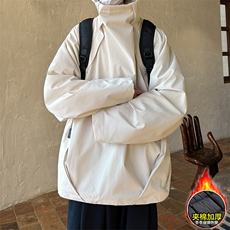 防风防水！棉衣男冬季防水冲锋衣男连帽棉服棉袄外套CP22JM-P100，男装夹克，电商B371