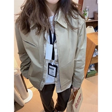 高品U家巴恩风底特律夹克外套休闲茄克牛仔外套男女A1279-P105，男装工装外套，星座1505