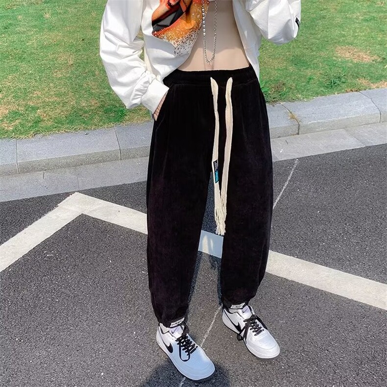男秋季新款港风休闲裤灯芯绒K1947P33,男装休闲裤,星座1116-2