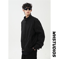 春季新款港风美式提花刺绣痞帅立领夹克男XZ213-JK1000-P88控118，男装夹克，星座213