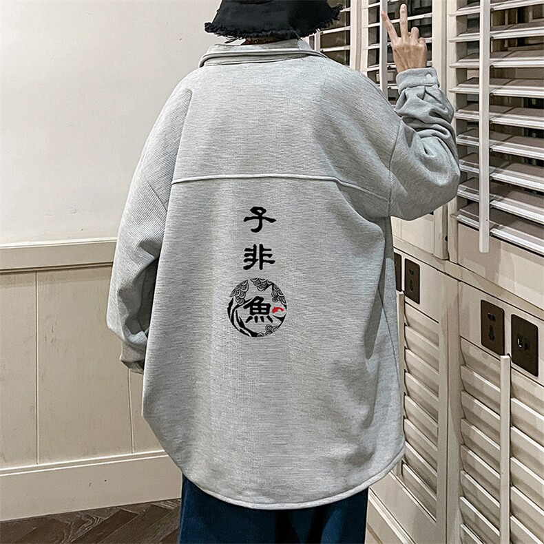 控58加厚加绒衬衫男大码长袖衬衣男外套 HC79070-P38 加绒款-P48图片