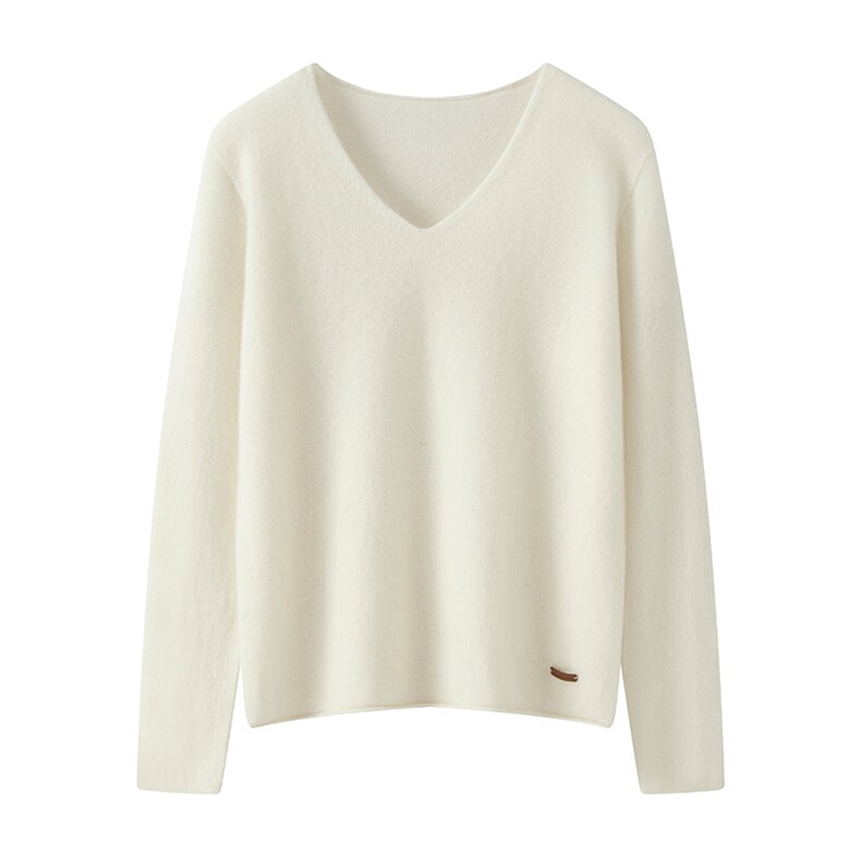 2025年秋季女士长袖多色圆领，女装羊绒衫，羿纯羊绒
