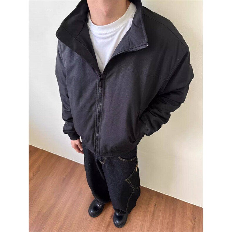 1303B-1-BK1001-特P55男女同款飞行员外套春款美式工装夹克网图,男装夹克,星座1303B-1