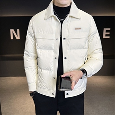 冬季棉衣男2025新款翻领拼接潮牌棉服男款C317-M8562-P145，男装棉衣，电商C317