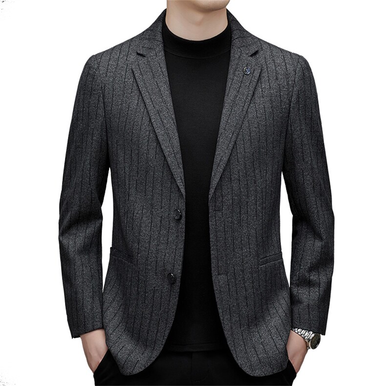 DJ3391钱塘2020-3秋冬季新款百搭商务休闲中年男士西服外套P147,男装西服,钱塘207-3