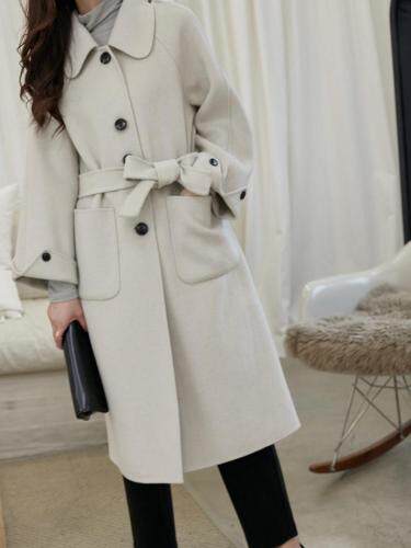 冬季新款双面羊绒大衣，女装，拉嘉图