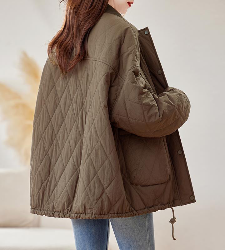 2024冬季新款时尚潮流女装棉服宽松显瘦保暖外套,女装棉衣/棉服,姿萝菲