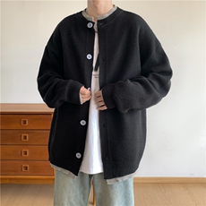 现货假两件毛衣开衫针织衫外套情侣装W8608-P65，男装针织衫/毛衣，星座1212